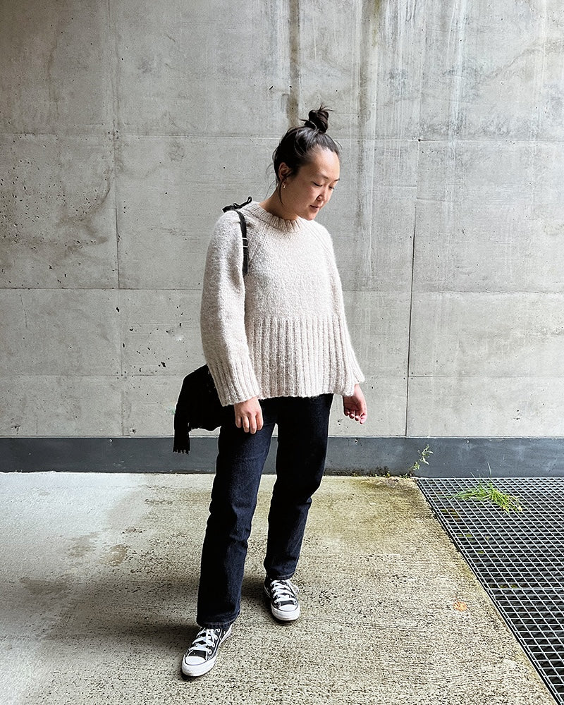 Novemberknits Eun Sweater mit Alpakka und Tynn Silk Mohair von Sandnes Garn 5