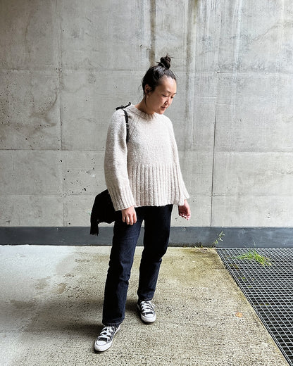 Novemberknits Eun Sweater mit Alpakka und Tynn Silk Mohair von Sandnes Garn 5