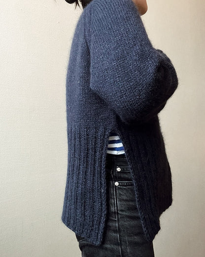 Novemberknits Eun Sweater mit Alpakka und Tynn Silk Mohair von Sandnes Garn 7