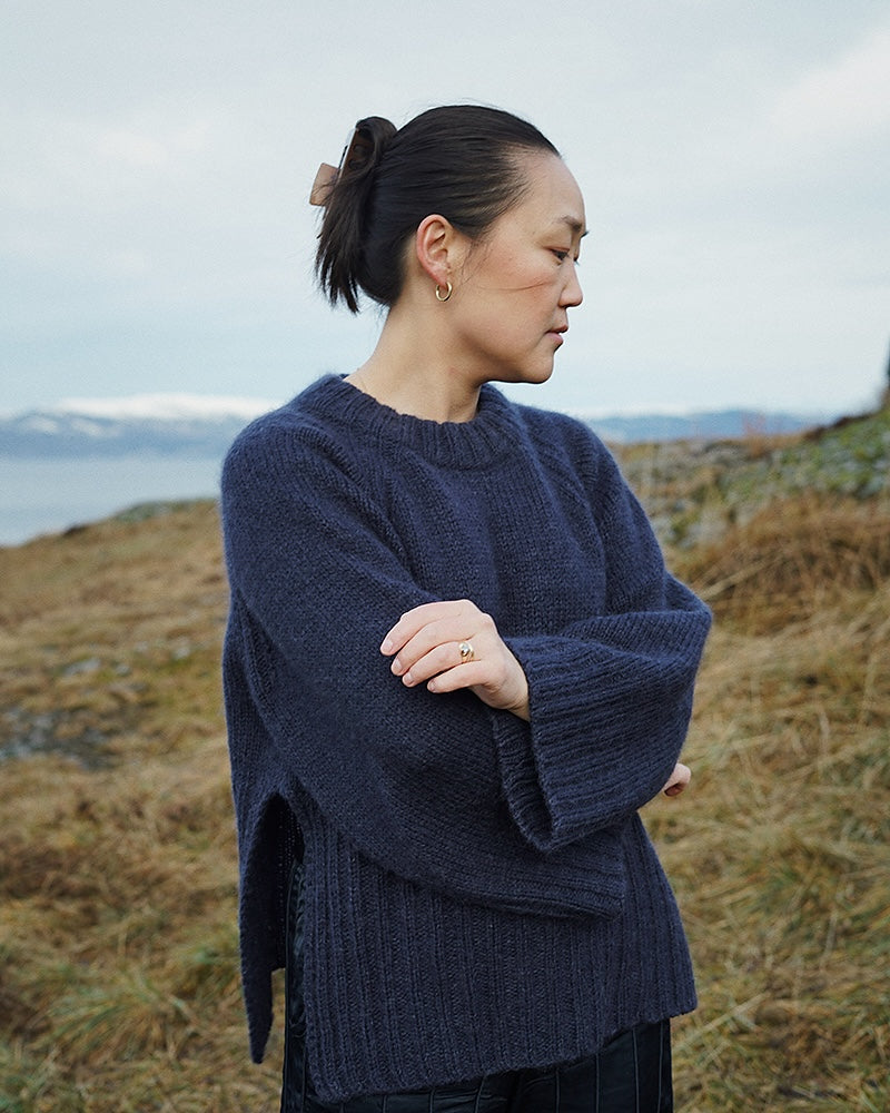 Novemberknits Eun Sweater mit Alpakka und Tynn Silk Mohair von Sandnes Garn 8