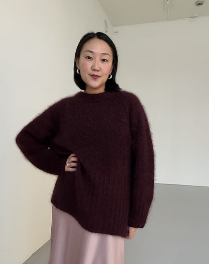 Novemberknits Eun Sweater Mohair mit Tynn Silk Mohair von Sandnes Garn 4
