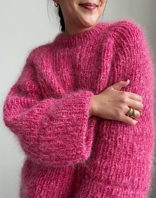 Lola Sweater | kuschelig und oversize aus Kos und Ballerina Chunky Mohair