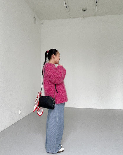 Lola Sweater | kuschelig und oversize aus Kos und Ballerina Chunky Mohair