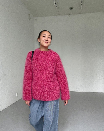 Lola Sweater | kuschelig und oversize aus Kos und Ballerina Chunky Mohair