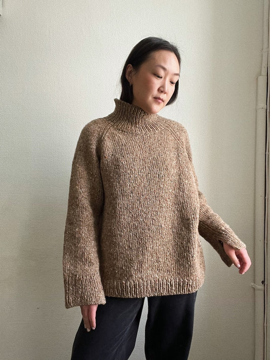 Novemberknits Rue Sweater mit Fritidsgarn von Sandnes Garn 1