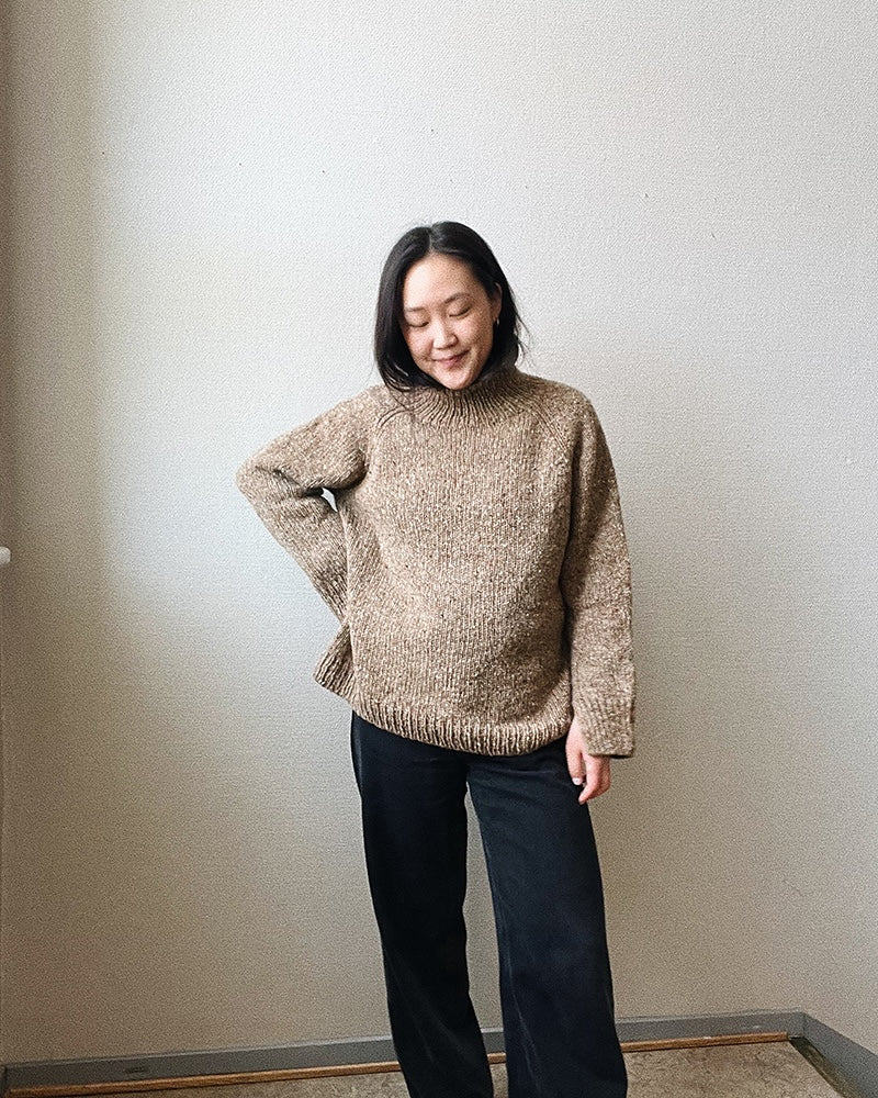 Novemberknits Rue Sweater mit Fritidsgarn von Sandnes Garn 3
