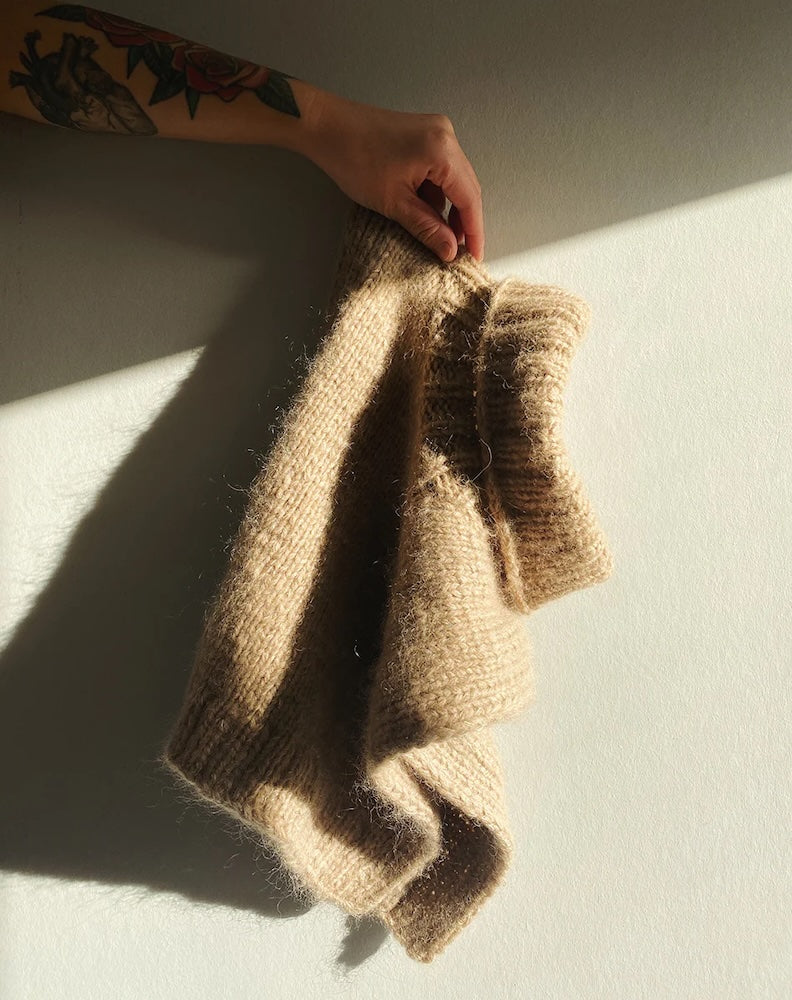 Saga Winter Neck von Novemberknits mit Kos und Tynn Silk Mohair von Sandnes Garn 5