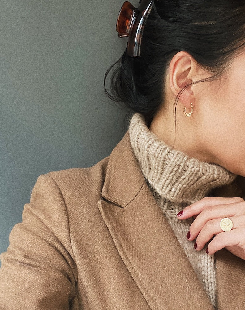 Saga Winter Neck von Novemberknits mit Kos und Tynn Silk Mohair von Sandnes Garn 6