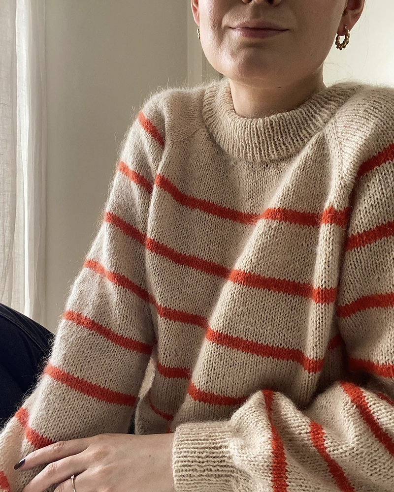 Novemberknits Sunde Sweater mit Sunday und Tynn Silk Mohair von Sandnes Garn 3
