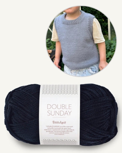 PetiteKnit Novice Slipover Kids mit Double Sunday von Sandnes Garn 12