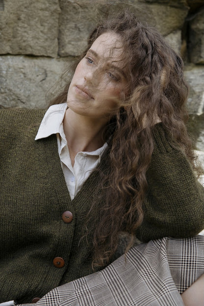 Mosspath Cardigan Laine x Novita DK 7