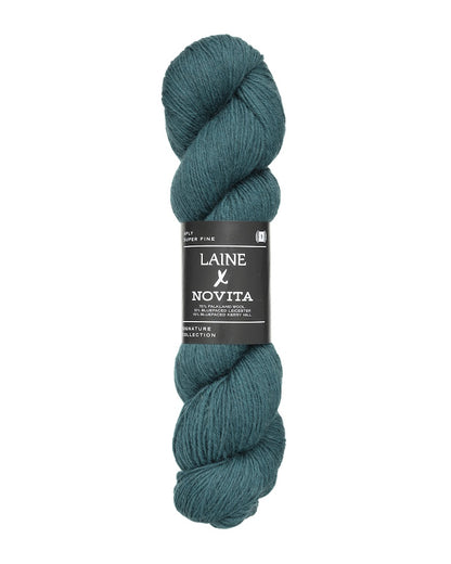 Laine x Novita Laine 4-fädig Farbe heathered teal