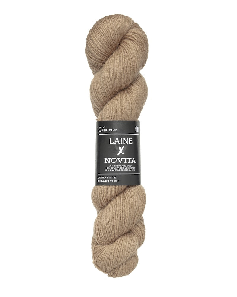 Laine x Novita Laine 4-fädig Farbe sandy shoreline