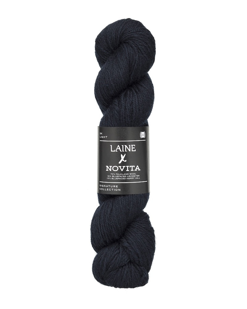 Laine x Novita Laine 4-fädig Farbe silent storm