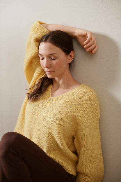 Solju Sweater | oversize Kuschelpullover aus Hehku und Wonder Wool 4-ply von Novita