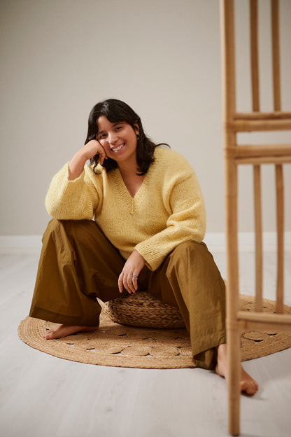 Solju Sweater | oversize Kuschelpullover aus Hehku und Wonder Wool 4-ply von Novita