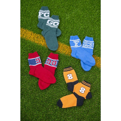 Wollsocken Bookazine | 9 traumschöne Anleitungen mit sportlichen Motiven