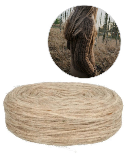 Oakwood Raglan Sweater | feines Zopfmuster aus Plötulopi von Lopi Island