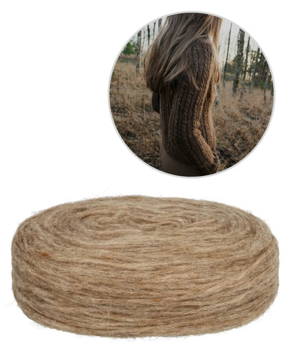 Oakwood Raglan Sweater | feines Zopfmuster aus Plötulopi von Lopi Island