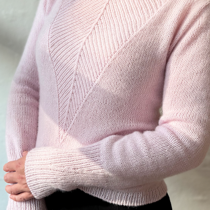 Arrow-pusero | erittäin imarteleva ja pehmeä, valmistettu Pascualin Cashmere 6/28 -langasta