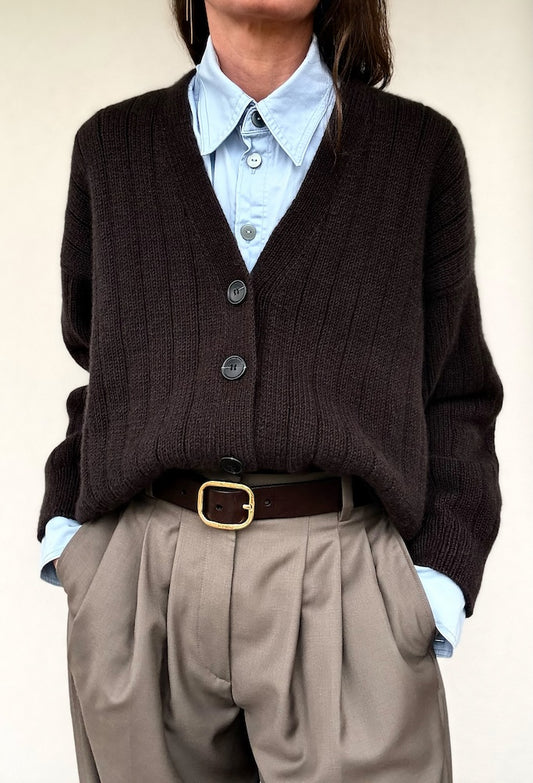 Pinstripe Cardigan | klssisch schöne Jacke aus Sayama von Pascuali