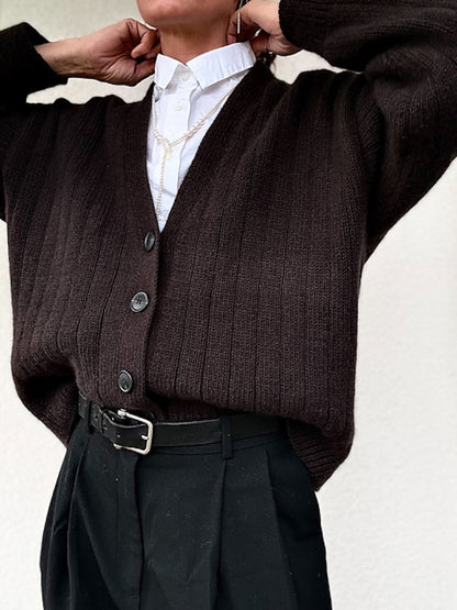 Pinstripe Cardigan | klssisch schöne Jacke aus Sayama von Pascuali