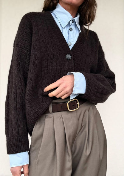 Pinstripe Cardigan | klssisch schöne Jacke aus Sayama von Pascuali
