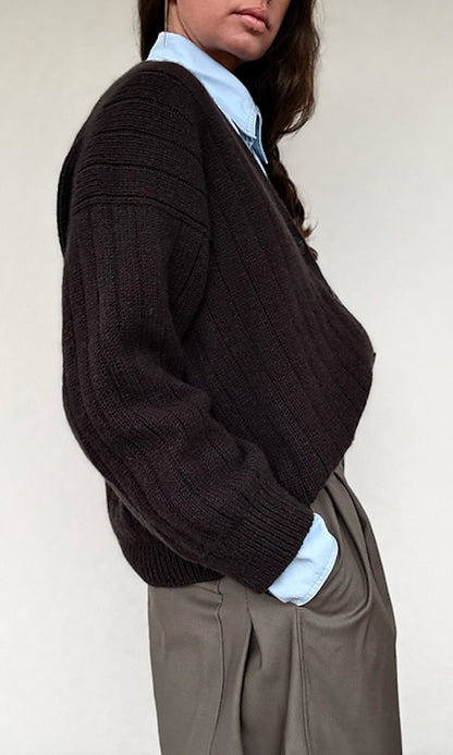 Pinstripe Cardigan | klssisch schöne Jacke aus Sayama von Pascuali