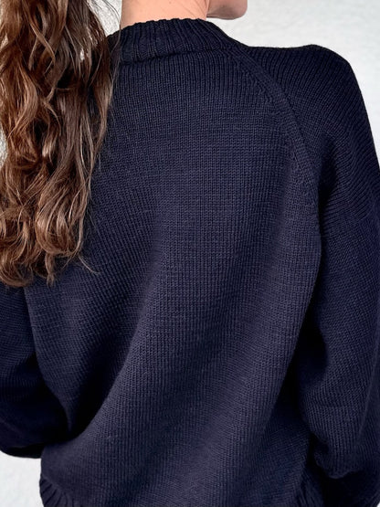 Verfijnde schoudertrui | nonchalant elegant van Lovely Merino Treat van Rosy Green Wool