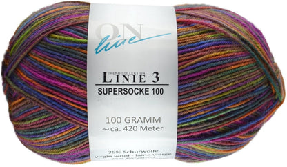 Supersocke 4-fach Color 