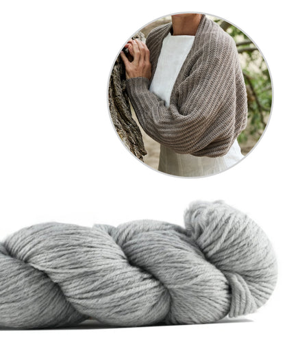 Open Horizon Bolero | super versatile to wear made from Cheeky Merino Joy by Rosy Green Wool