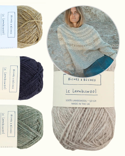 Norwegian Mountain Sweater | klassisches Muster aus Le Lambswool von Biches & Bûches