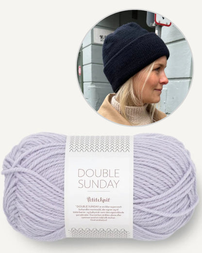 PetiteKnit Oslo Mütze einfädig mit Double Sunday von Sandnes Garn 6