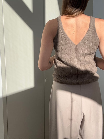 Flow Loop Top | zarte Streifen aus Classic Cashmere von Cardiff