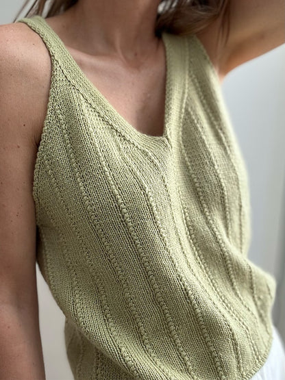 Flow Loop Top | zarte Streifen aus Classic Cashmere von Cardiff