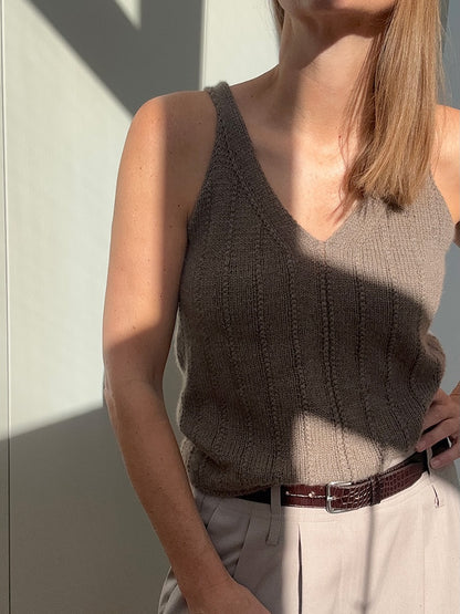 Flow Loop Top | zarte Streifen aus Classic Cashmere von Cardiff