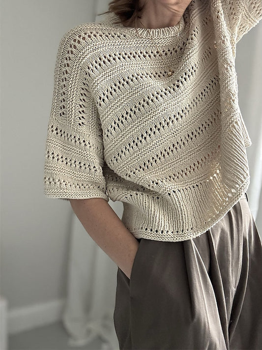 Lacey Loop Tee von Other Loops mit Pure Silk von Knitting for Olive 1