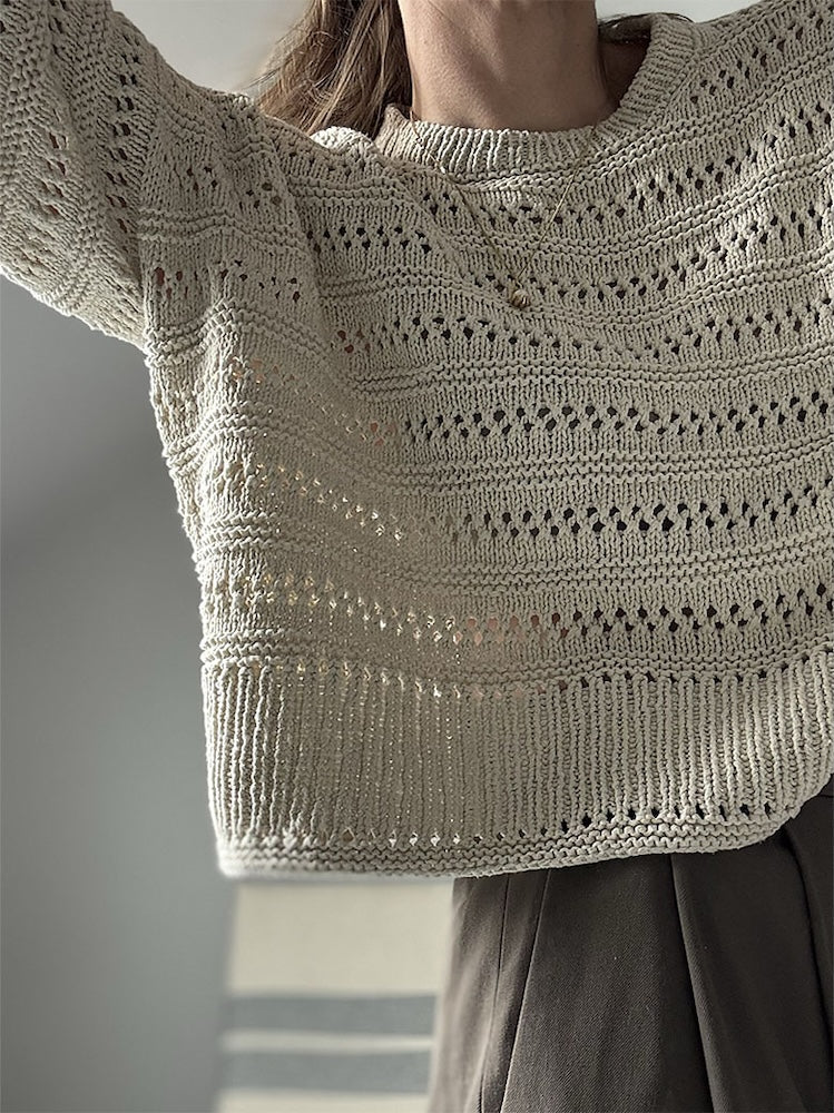 Lacey Loop Tee von Other Loops mit Pure Silk von Knitting for Olive 2