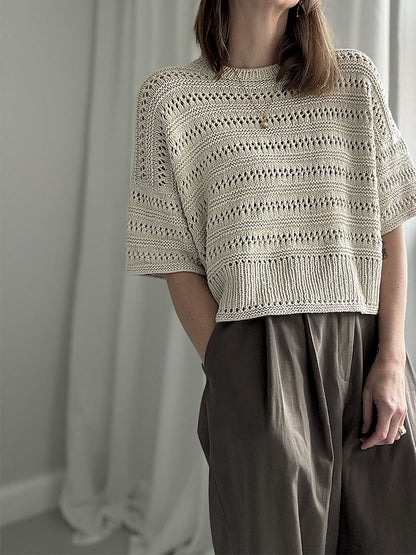Lacey Loop Tee von Other Loops mit Pure Silk von Knitting for Olive 3