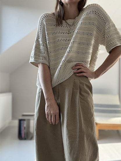 Lacey Loop Tee von Other Loops mit Pure Silk von Knitting for Olive 4