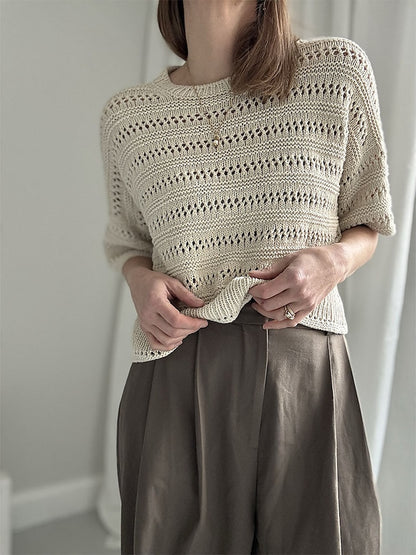 Lacey Loop Tee von Other Loops mit Pure Silk von Knitting for Olive 5