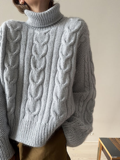 Other Loops Tulip Loop Rollneck Sweater aus Heavy Merino und Soft Silk Mohair von Knitting for Olive 2