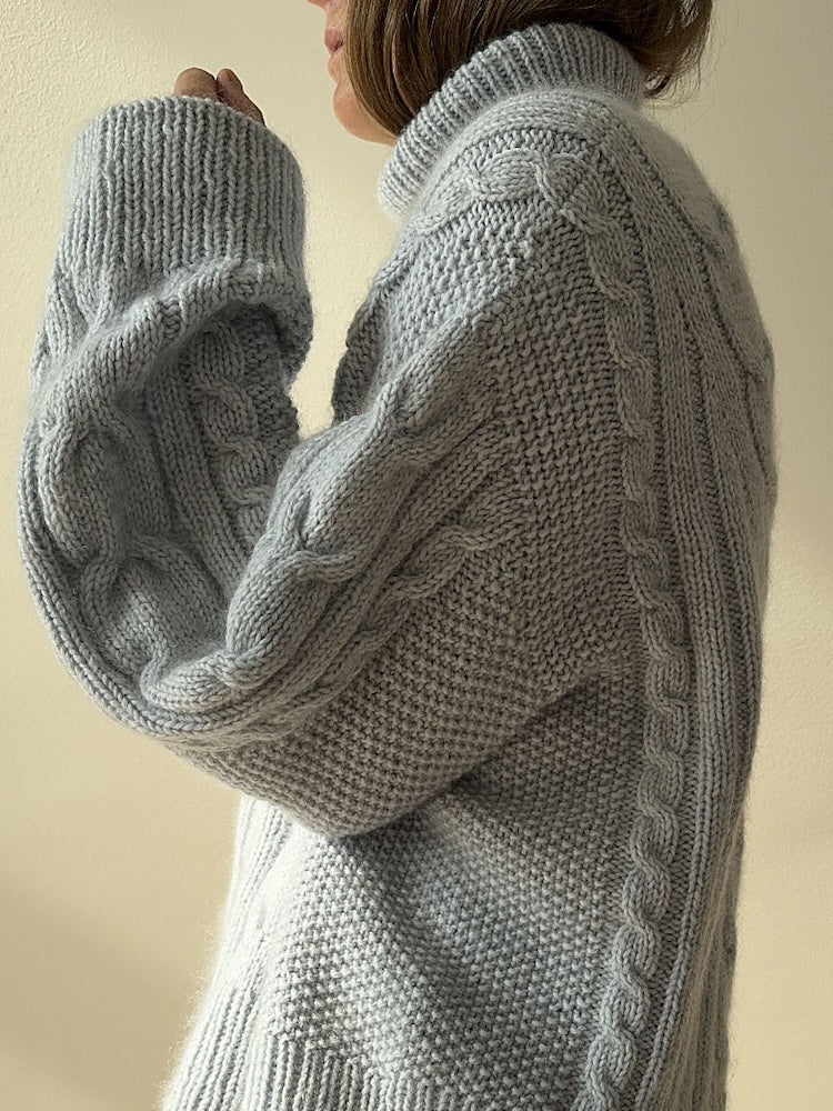 Other Loops Tulip Loop Rollneck Sweater aus Heavy Merino und Soft Silk Mohair von Knitting for Olive 3