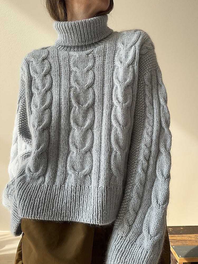 Other Loops Tulip Loop Rollneck Sweater aus Heavy Merino und Soft Silk Mohair von Knitting for Olive 5