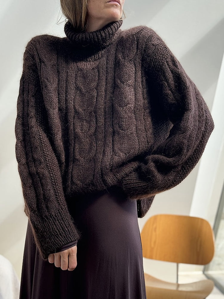 Other Loops Tulip Loop Rollneck Sweater aus Heavy Merino und Soft Silk Mohair von Knitting for Olive 7