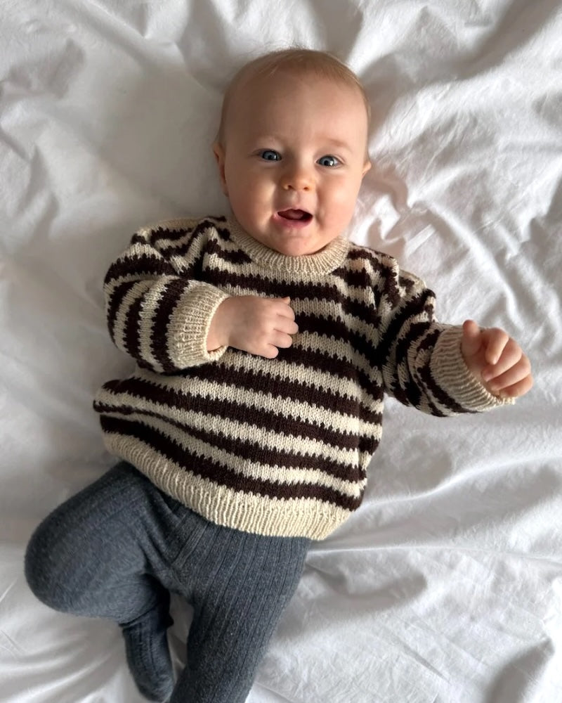 Otto Sweater Baby | gut gelaunte Streifen aus Sunday von Sandnes Garn