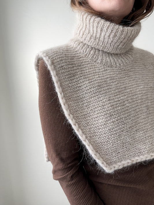 Autumn Tales Cowl | schlicht und warm aus Plötulopi von Lopi Island und Tynn Silk Mohair von Sandnes