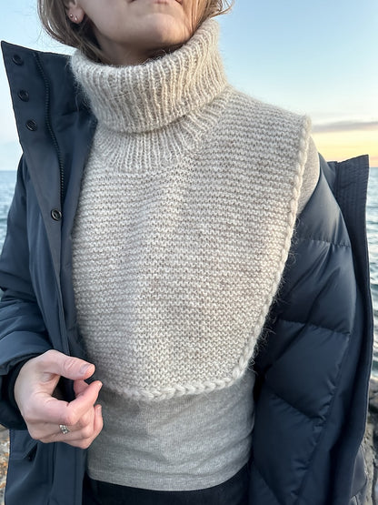 Autumn Tales Cowl | schlicht und warm aus Plötulopi von Lopi Island und Tynn Silk Mohair von Sandnes