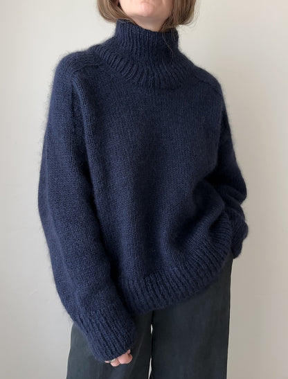 Ozetta Great Lakes Pullover mit Lettlopi von Lopi Island und Tynn Silk Mohair von Sandnes Garn 9