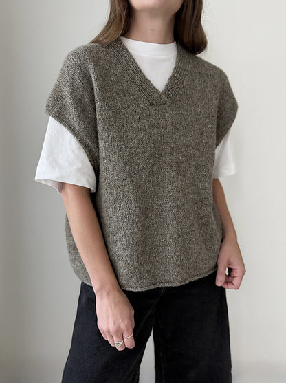 Moon Set Slipover | lässiger Basic Pullunder aus Le Lambswool von Biches & Bûches